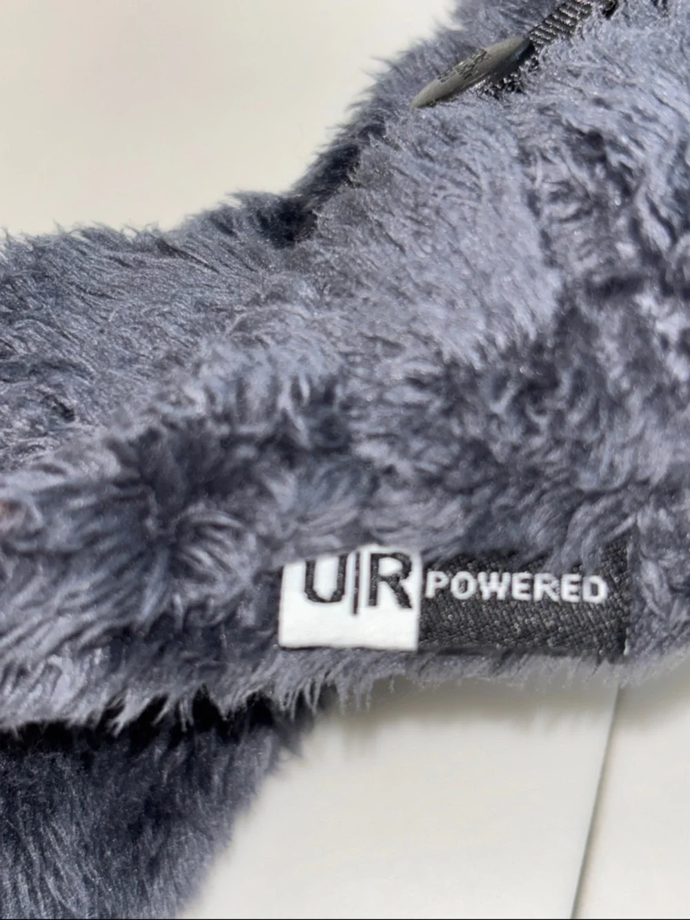 TNF e-tip Charcoal Plush Fleece Gloves kids S the niorth face